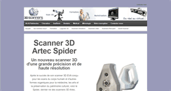 Desktop Screenshot of 3dscanner.fr