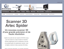 Tablet Screenshot of 3dscanner.fr